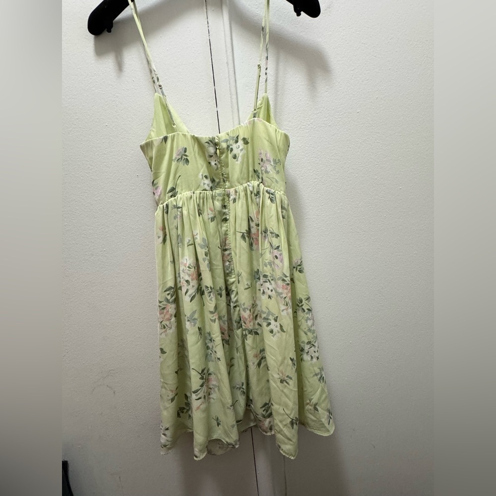 NWT Strappy Flirty Mini Dress Abercrombie - flowy floral baby doll dress small - Picture 9 of 10
